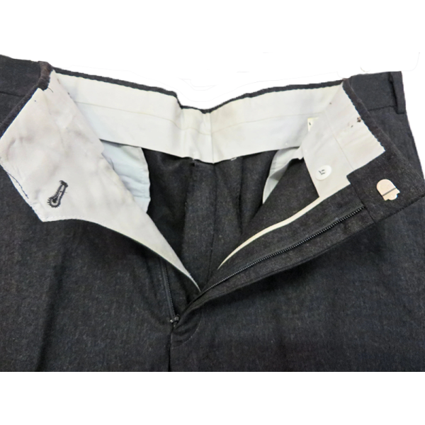 Vintage dark grey Men pants size 36 US - Image 2