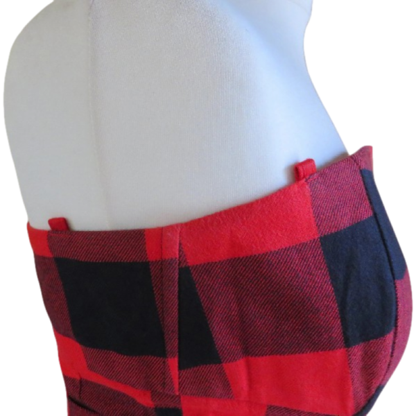 Vintage Red and Black dress XS/S - Image 8