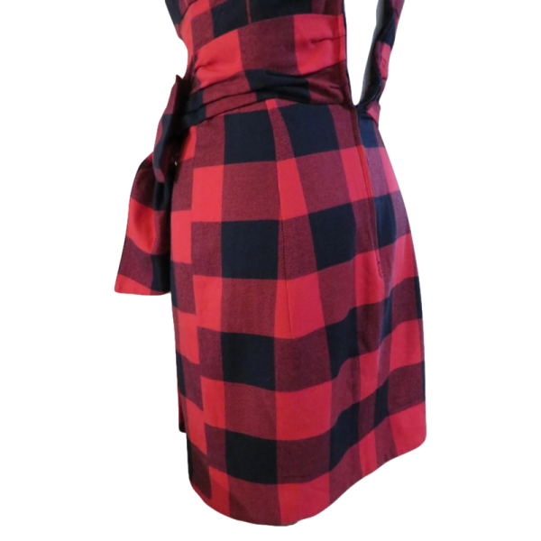 Vintage Red and Black dress XS/S - Image 5