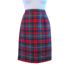 Red and green Tartan skirt size M