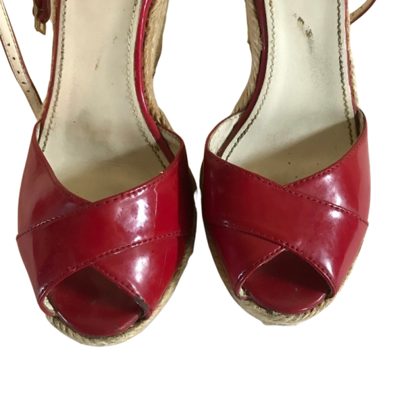 Vintage 90s red varnish  shoes size 37 - Image 8