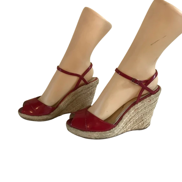 Vintage 90s red varnish  shoes size 37 - Image 3