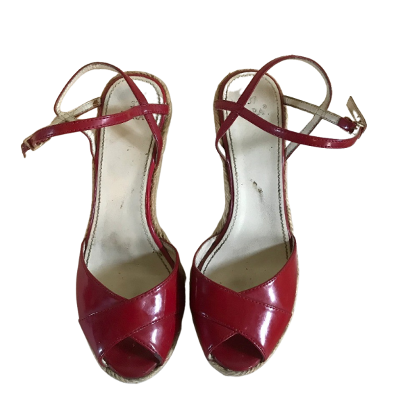 Vintage 90s red varnish  shoes size 37 - Image 7