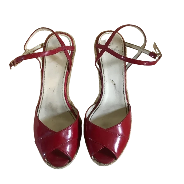 Vintage 90s red varnish  shoes size 37 - Image 7