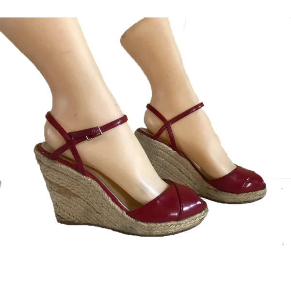 Vintage 90s red varnish  shoes size 37 - Image 4