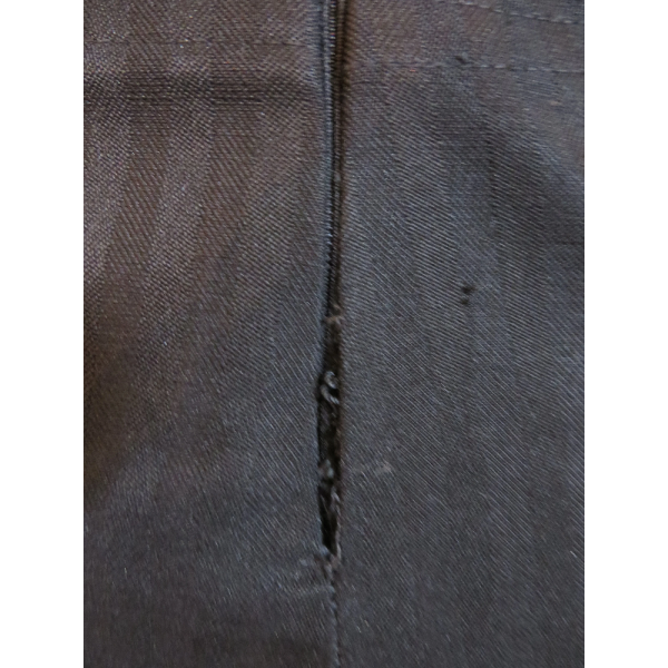 Vintage 80s/90s Black striped Woman Kookai skirt, size S/M - Image 8