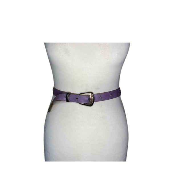 Vintage 80s Lilac Woman Western belt