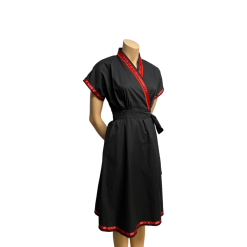Black and  Red Kimono dress , size S