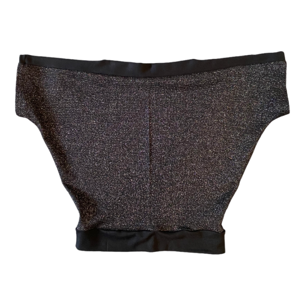 Black and Silver Lurex woman  polo XS - Image 4