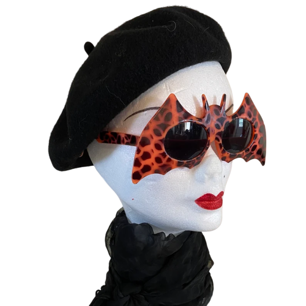 Vintage 80s Bat Form Sunglasses