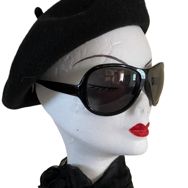 Vintage 90s Black Mosquito Sunglasses - Image 2