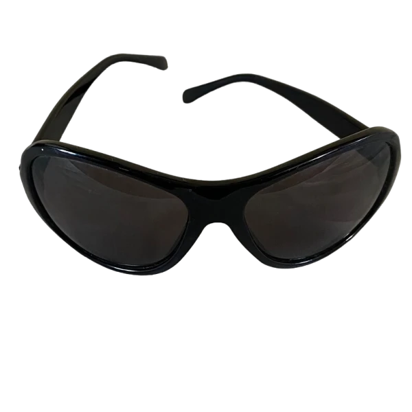 Vintage 90s  Black Mosquito Sunglasses - Image 4