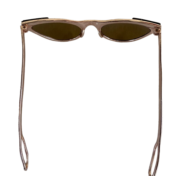 Vintage 80s Pink Metalic Sunglasses - Image 4