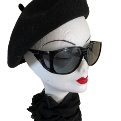 Vintage 90s Big Black  Sunglasses