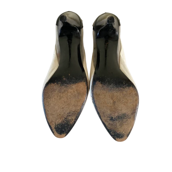 Vintage 90s White and Black shoes size 39/40 EU - Image 8