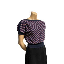 Striped Woman polo vandthewolf