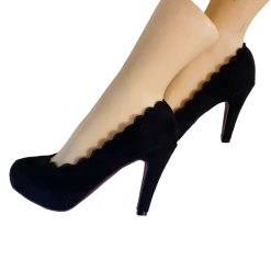 Black Suede Pump shoes size 39 FR