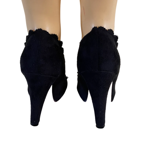 Black Suede Pump shoes size 39 FR - Image 6