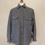Men Vintage Wool shirt