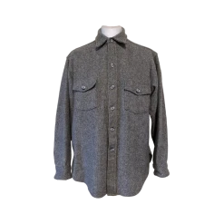 Men Vintage Wool shirt size L/XL
