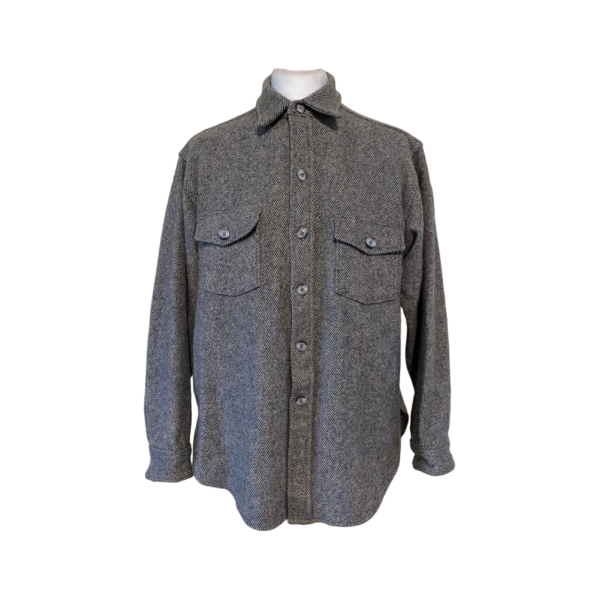 Men Vintage Wool shirt size L/XL