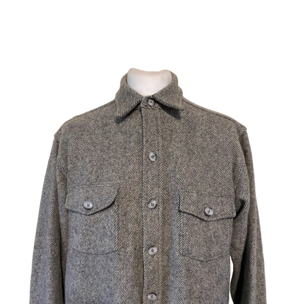 Men Vintage Wool shirt size L/XL - Image 2