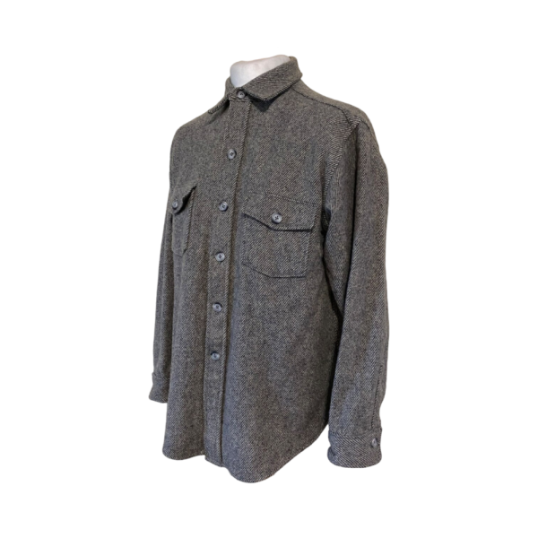 Men Vintage Wool shirt size L/XL - Image 3