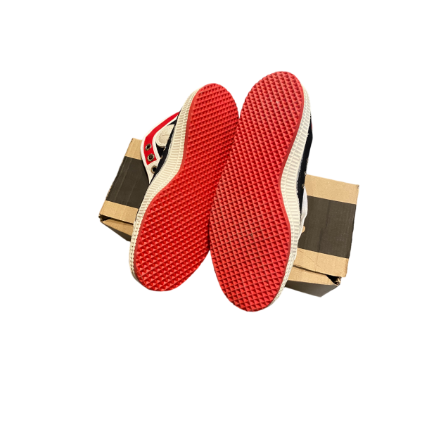 Classic Sneakers Black White and Red size 10 - Image 6