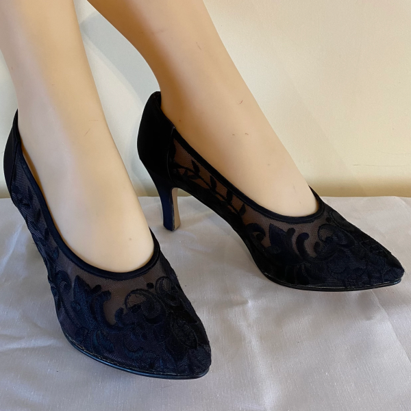Vintage black shoes  size 39 FR - Image 8