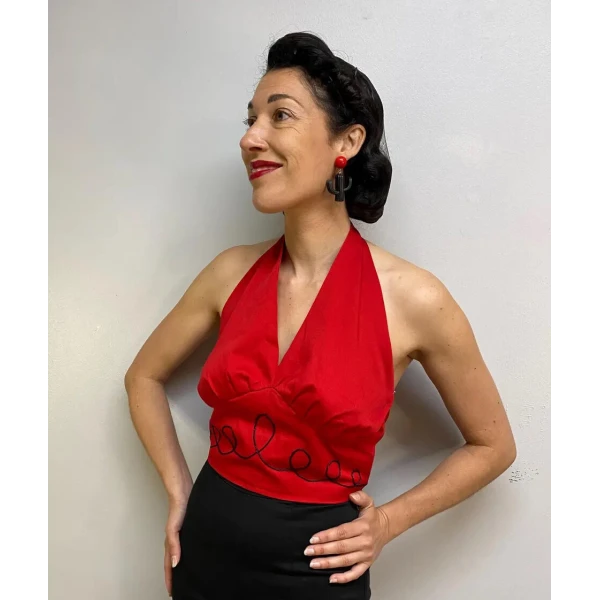 Red Summer Top size S/M