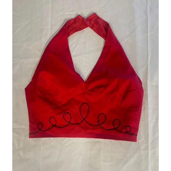 Red Summer Top size S/M - Image 9